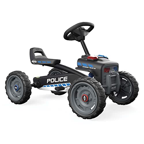 Berg Pedal-Gokart Buzzy Police mit soundbox | Kinderfahrzeug, Tretauto, Sicherheit und Stabilität, Kinderspielzeug geeignet für Kinder im Alter von 2-5 Jahren von Berg