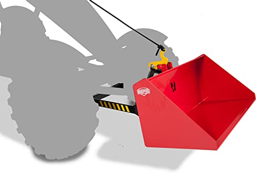 BERG Ladeschaufel für XL/XXL Pedal-Gokarts | Gokart Zubehör | Farbe: Rot | Stabil & Praktisch | Spaß & Aktivität im Freien | Für BFR/BFR-3 Modelle | Front- und Heckmontage | Maße: 55x25x24 cm von Berg