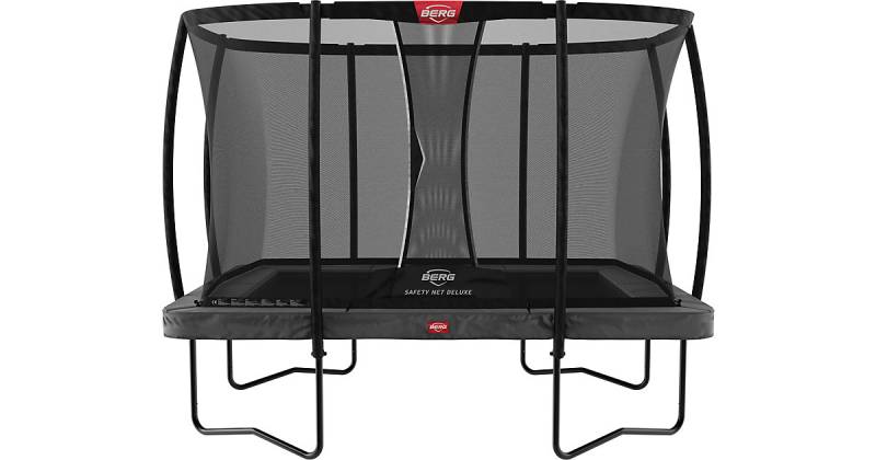 Trampolin Ultim Champion Regular 330 Grey + Sicherheitsnetz Deluxe grau von Berg