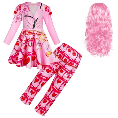 Berich Bridget Nachkommen-Kostüm-Set mit Hose, Mädchen, Nachkommen, Kostüm, Kinder, Halloween, Verkleidung, Prinzessin, Weihnachten, Rollenspiel, Mottoparty, Outfit, Bridget-Kostüm, Nachkommen, 4–5 Berich Bridget Nachkommen-Kostüm-Set mit Hose, Mädchen, Nachkommen, Kostüm, Kinder, Halloween, Verkleidung, Prinzessin, Weihnachten, Rollenspiel, Mottoparty, Outfit, Bridget-Kostüm, Nachkommen, 4–5 von Berich