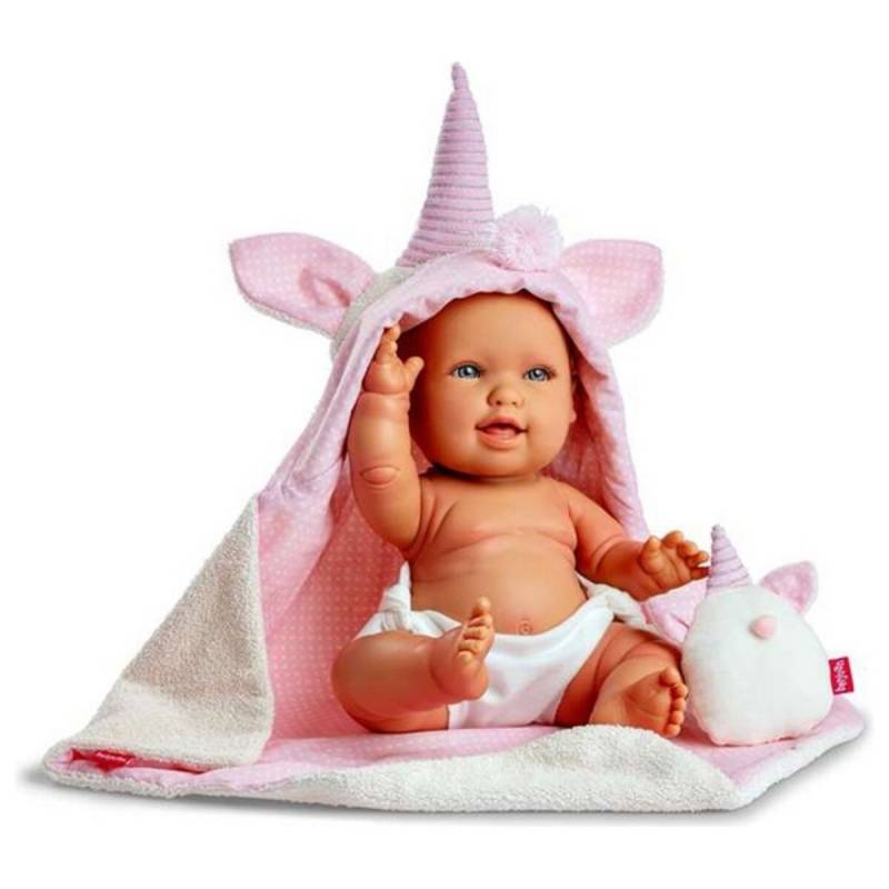 Babypuppe mit Zubehör Berjuan Einhorn (38 cm) von Berjuan
