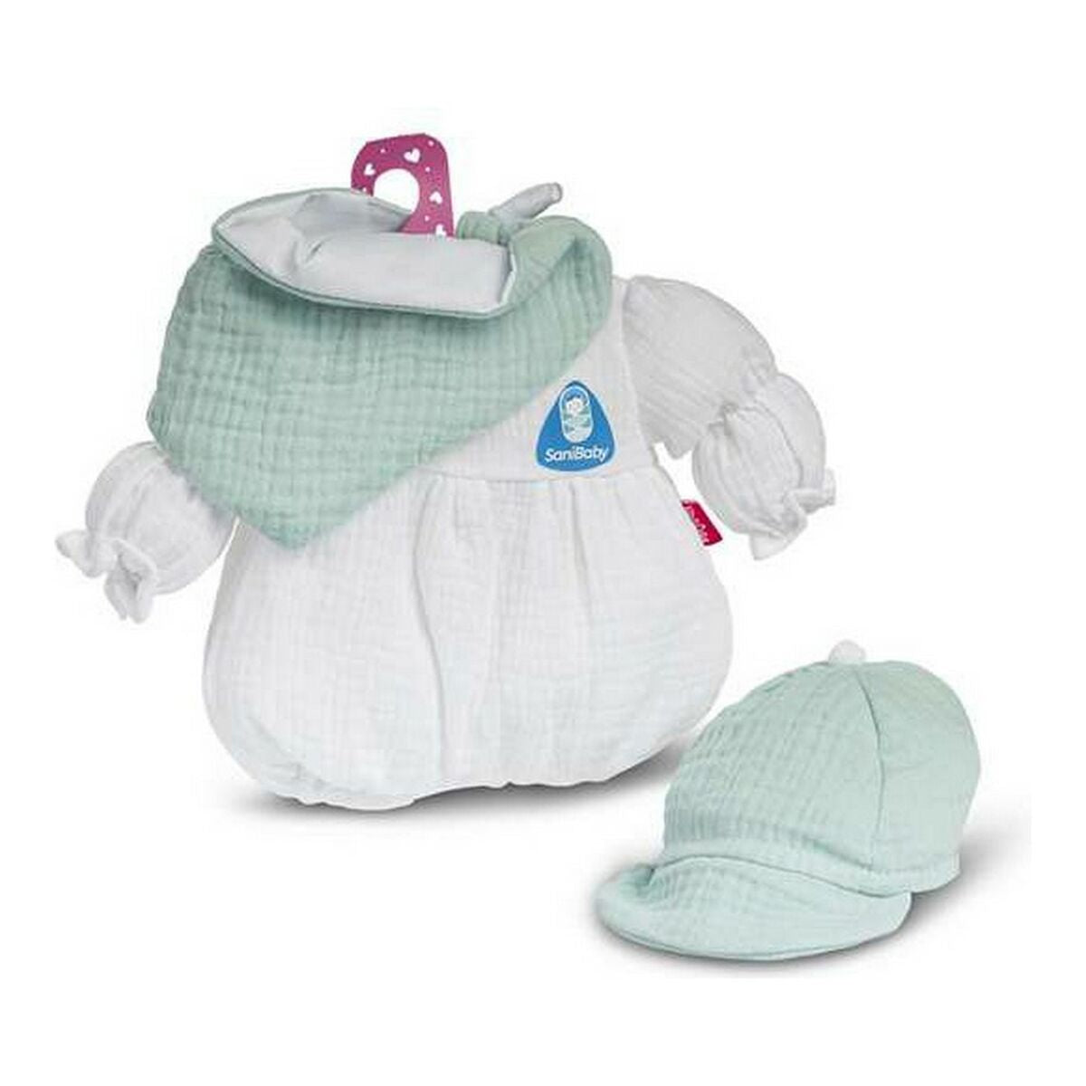 Kleidung für Puppen Berjuan Sanibaby Antibakteriell grün (40 cm) von Berjuan