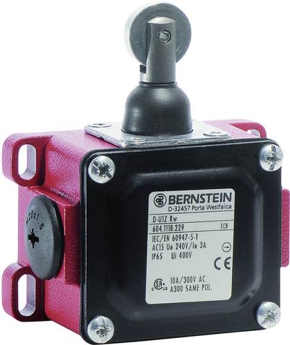 Bernstein 6041168162 D-SU1Z RW Endschalter 240 V/AC 10A Rollenhebel tastend IP65 1St. von Bernstein