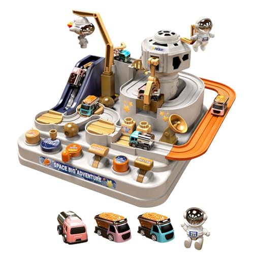 Adventure des Rennwagens Vorschule – City Rescue Spielzeug mit 3 Autos und 1 Astronaut – Lernspiele im Vorschulalter Toys für Mädchen Jungen ab Adventure des Rennwagens Vorschule – City Rescue Spielzeug mit 3 Autos und 1 Astronaut – Lernspiele im Vorschulalter Toys für Mädchen Jungen ab von Berriphonia