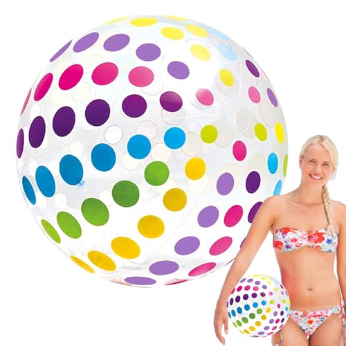 Aufblasbarer Strandball - aufblasbare Bälle für Kinder, Regenbogenspielzeug | Unterhaltsame Outdoor -Aktivitätsball für Swimmingpool, See, Geburtstagsfeier, Sommerdekorationen, Strandspiele, Spielen i Aufblasbarer Strandball - aufblasbare Bälle für Kinder, Regenbogenspielzeug | Unterhaltsame Outdoor -Aktivitätsball für Swimmingpool, See, Geburtstagsfeier, Sommerdekorationen, Strandspiele, Spielen i von Berriphonia