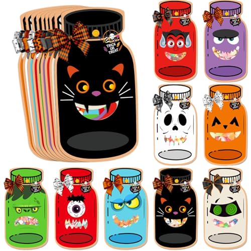 Berriphonia Beutel für Halloween-Bonbons – wiederverwendbar, für Halloween, Taschen oder Leckereien | Süßigkeitenbeutel mit Hexe, Süßigkeitenbeutel für Süßigkeiten Berriphonia Beutel für Halloween-Bonbons – wiederverwendbar, für Halloween, Taschen oder Leckereien | Süßigkeitenbeutel mit Hexe, Süßigkeitenbeutel für Süßigkeiten von Berriphonia