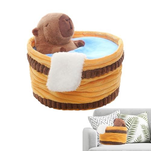 Berriphonia Capybara Plüschtier Capybara – Plüschtier Capybara, niedliches Spielzeug | Capybara-Badung 9,84 Zoll aus Plüsch, niedliche Plüschtiere, weiches Kissen für Kinder, Erwachsene Berriphonia Capybara Plüschtier Capybara – Plüschtier Capybara, niedliches Spielzeug | Capybara-Badung 9,84 Zoll aus Plüsch, niedliche Plüschtiere, weiches Kissen für Kinder, Erwachsene von Berriphonia