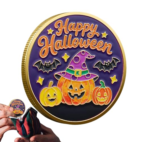 Berriphonia Collectible Coin Halloween | Party-Dekorationen aus Metall, Dekoration, Kunstausstellung von Schätzen, Sammlerstück, hergestellt für Halloween, dieses Stück ist ideal Berriphonia Collectible Coin Halloween | Party-Dekorationen aus Metall, Dekoration, Kunstausstellung von Schätzen, Sammlerstück, hergestellt für Halloween, dieses Stück ist ideal von Berriphonia
