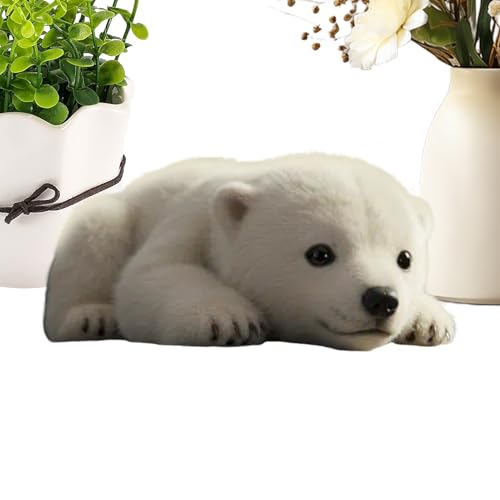 Berriphonia Eisbär Spielzeug | Weiches Kuscheltier - Weicher emotionaler Begleiter für Kinder und Erwachsene für tägliche und nächtliche Nutzung als Schlafhilfe Geschenk für Geburtstage von Berriphonia