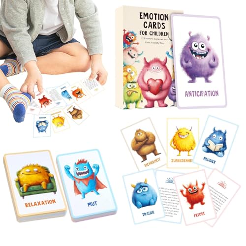 Berriphonia Emotions Clashcards, realistische Bildemotionskarten für Kleinkinder – Lernkarten, kompakte Flashcard für und Mädchen, für Kompaktkarten Berriphonia Emotions Clashcards, realistische Bildemotionskarten für Kleinkinder – Lernkarten, kompakte Flashcard für und Mädchen, für Kompaktkarten von Berriphonia