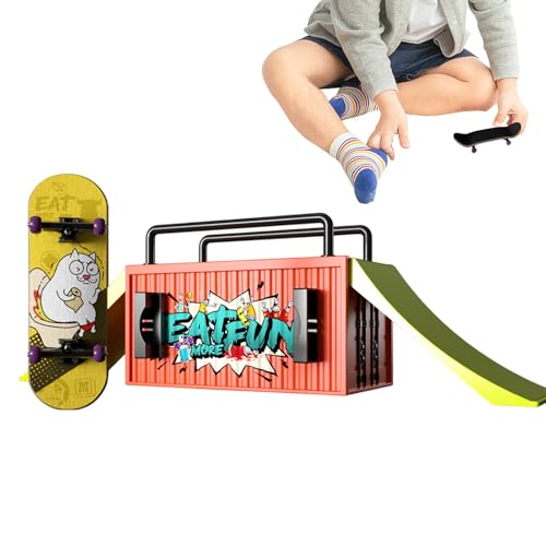 Berriphonia Finger-Skateboards für kleine Skateboards, lustiges Fingerspielzeug, Skateboard-Spielzeug | einzigartige Trainingstasten, Handskateboard für und Erwachsene Berriphonia Finger-Skateboards für kleine Skateboards, lustiges Fingerspielzeug, Skateboard-Spielzeug | einzigartige Trainingstasten, Handskateboard für und Erwachsene von Berriphonia