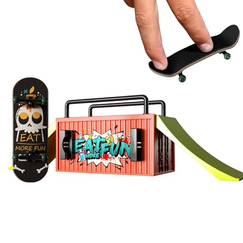 Berriphonia Finger-Skateboards für kleine Skateboards, lustiges Fingerspielzeug, Skateboard-Spielzeug | einzigartige Trainingstasten, Handskateboard für und Erwachsene Berriphonia Finger-Skateboards für kleine Skateboards, lustiges Fingerspielzeug, Skateboard-Spielzeug | einzigartige Trainingstasten, Handskateboard für und Erwachsene von Berriphonia