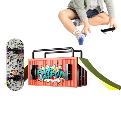 Berriphonia Finger-Skateboards für kleine Skateboards, lustiges Fingerspielzeug, Skateboard-Spielzeug | einzigartige Trainingstasten, Handskateboard für und Erwachsene Berriphonia Finger-Skateboards für kleine Skateboards, lustiges Fingerspielzeug, Skateboard-Spielzeug | einzigartige Trainingstasten, Handskateboard für und Erwachsene von Berriphonia