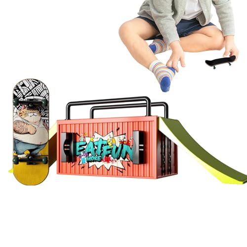 Berriphonia Finger-Skateboards für kleine Skateboards, lustiges Fingerspielzeug, Skateboard-Spielzeug | einzigartige Trainingstasten, Handskateboard für und Erwachsene Berriphonia Finger-Skateboards für kleine Skateboards, lustiges Fingerspielzeug, Skateboard-Spielzeug | einzigartige Trainingstasten, Handskateboard für und Erwachsene von Berriphonia