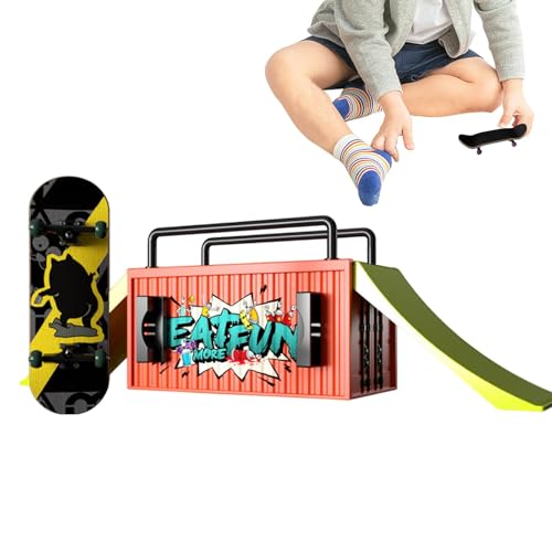 Berriphonia Finger-Skateboards für kleine Skateboards, lustiges Fingerspielzeug, Skateboard-Spielzeug | einzigartige Trainingstasten, Handskateboard für und Erwachsene Berriphonia Finger-Skateboards für kleine Skateboards, lustiges Fingerspielzeug, Skateboard-Spielzeug | einzigartige Trainingstasten, Handskateboard für und Erwachsene von Berriphonia