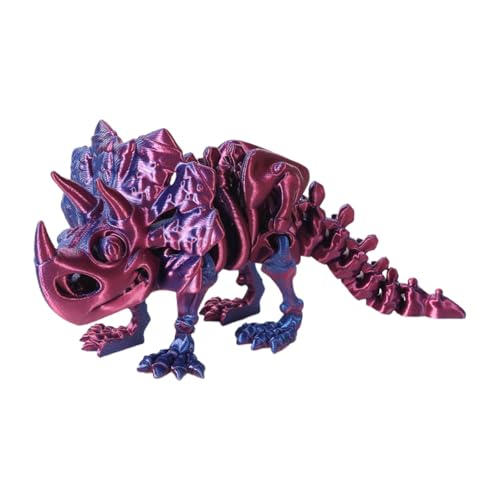 Berriphonia Flexibler Dinosaurierspielzeug - artikulierter -Gedruckter Dinosaurier -Zappel, Figur mit Artikulierfugen, Figur Ornament für, Schreibtisch, Theke Berriphonia Flexibler Dinosaurierspielzeug - artikulierter -Gedruckter Dinosaurier -Zappel, Figur mit Artikulierfugen, Figur Ornament für, Schreibtisch, Theke von Berriphonia
