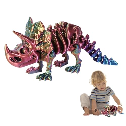 Berriphonia -Gedruckter Dinosaurierspielzeug | Artikulierter Zappel Dinosaurier Figur | -Figur mit Artikulierfugen, Figur Ornament für, Schreibtisch, Theke Berriphonia -Gedruckter Dinosaurierspielzeug | Artikulierter Zappel Dinosaurier Figur | -Figur mit Artikulierfugen, Figur Ornament für, Schreibtisch, Theke von Berriphonia