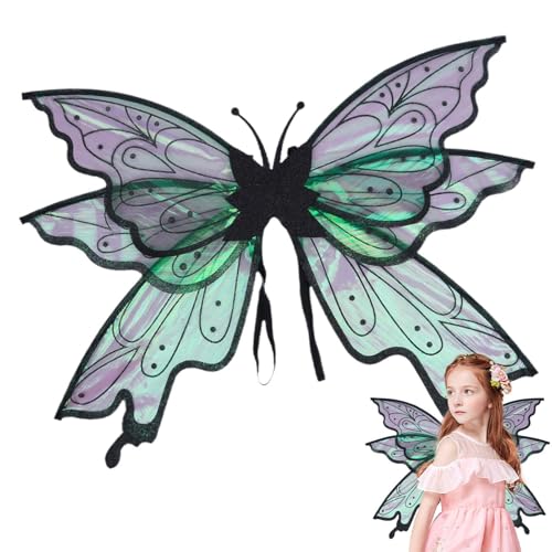 Berriphonia Glitzerfee Flügel Erwachsener | Realistischer Schmetterlingsflügel, Feenflügel für Erwachsene, Schmetterlingsflügel Mädchen Frauen, Halloween Kostüm Dress Up Berriphonia Glitzerfee Flügel Erwachsener | Realistischer Schmetterlingsflügel, Feenflügel für Erwachsene, Schmetterlingsflügel Mädchen Frauen, Halloween Kostüm Dress Up von Berriphonia