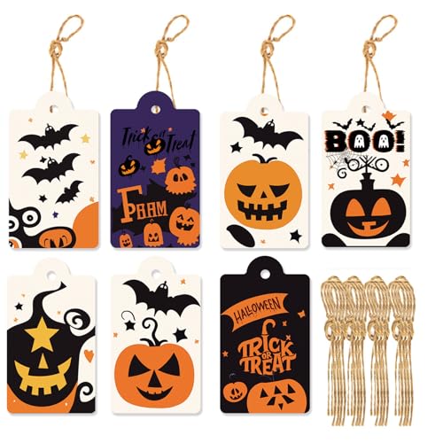 Berriphonia Halloween-Anhänger, Festival Party Gastgeschenk Etikett, Hängbare Deko Anhänger Für Keksdosen Weinflaschen Party Planung Veranstaltungsorganisation Berriphonia Halloween-Anhänger, Festival Party Gastgeschenk Etikett, Hängbare Deko Anhänger Für Keksdosen Weinflaschen Party Planung Veranstaltungsorganisation von Berriphonia