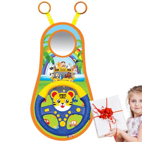 Berriphonia Kinder-Lenkrad-Spielzeug, um 360 Grad drehbares Auto-Rücksitz-Lenkrad, Autositz-Lenkrad-Spielzeug mit Musik, simulierter Fahrregler für Kinder Berriphonia Kinder-Lenkrad-Spielzeug, um 360 Grad drehbares Auto-Rücksitz-Lenkrad, Autositz-Lenkrad-Spielzeug mit Musik, simulierter Fahrregler für Kinder von Berriphonia