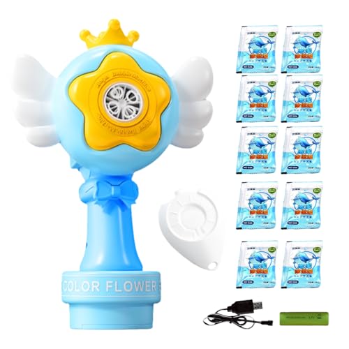 Berriphonia Kinder Seifenblasenmaschine - Gerät Zum Blasen Von Seifenblasen - Mit LED-Lichtern Wiederaufladbarem Akku Schaumspender Für Badewanne Pool Sensorik Garten Hochzeit Geburtstag Fest Rasen Berriphonia Kinder Seifenblasenmaschine - Gerät Zum Blasen Von Seifenblasen - Mit LED-Lichtern Wiederaufladbarem Akku Schaumspender Für Badewanne Pool Sensorik Garten Hochzeit Geburtstag Fest Rasen von Berriphonia