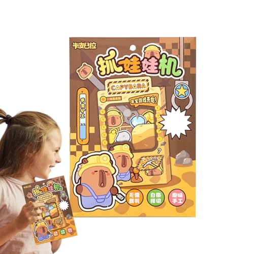 Berriphonia Papierkrallenmaschine, Capybara-Klauenmaschine, Capybara-Leser, handgefertigt | Papierkrallenmaschine, Turm, Spielzeug für 3 bis 8 Jahre Berriphonia Papierkrallenmaschine, Capybara-Klauenmaschine, Capybara-Leser, handgefertigt | Papierkrallenmaschine, Turm, Spielzeug für 3 bis 8 Jahre von Berriphonia