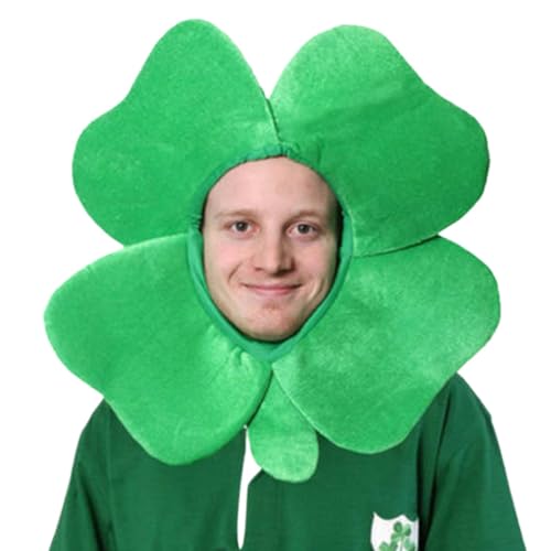 Berriphonia St. Patrick's Day-Hut, Kleeblatt-Hut, irischer Feiertagshut, Festivalkostüm, St. Patrick's Day-Zubehör, Foto-Requisiten für irische Karnevalspartys Berriphonia St. Patrick's Day-Hut, Kleeblatt-Hut, irischer Feiertagshut, Festivalkostüm, St. Patrick's Day-Zubehör, Foto-Requisiten für irische Karnevalspartys von Berriphonia