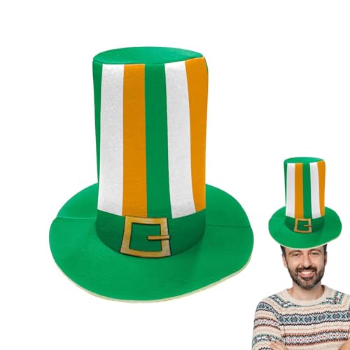 Berriphonia St. Patricks Day Hut, St. Patricks Day Partyhut | Headswear Irish Top Hat Shamrock Leprechaun - Green St Patricks Day Zubehör, Party Supplies Topper, Zubehör Berriphonia St. Patricks Day Hut, St. Patricks Day Partyhut | Headswear Irish Top Hat Shamrock Leprechaun - Green St Patricks Day Zubehör, Party Supplies Topper, Zubehör von Berriphonia
