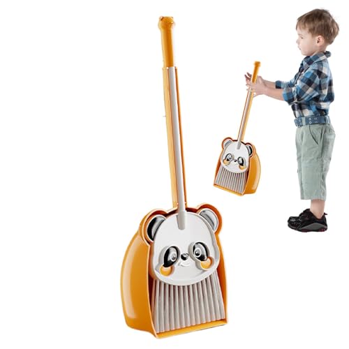 Besen und Staub Set für Kinder | Niedlicher Panda Panda Besen und Kombistaub | Reinigungshelfer, kleine Kombination aus Spiel-Panda-Reinigung für die Küche zu Hause Besen und Staub Set für Kinder | Niedlicher Panda Panda Besen und Kombistaub | Reinigungshelfer, kleine Kombination aus Spiel-Panda-Reinigung für die Küche zu Hause von Berriphonia