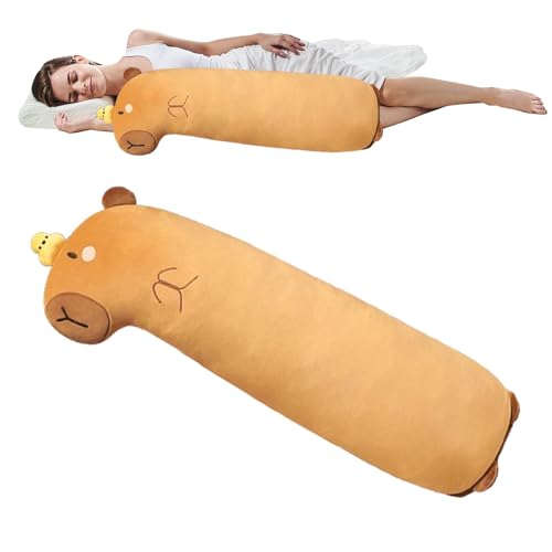 Capybara Füllung, Kissen für den Körper der Kinder, Capybara Body Plush für Kinder, langes Plüschkissen, Körperkissen für Kinder Capybara für Kinderzimmer von Berriphonia