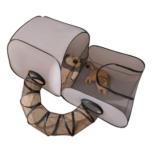 Cat Play Pen – Transporttunnel für den Außenbereich, tragbar, Katzenspielhaus, faltbar, Oxford-Netzstoff, atmungsaktiv, Spielhaus für Yard Garden ermöglicht eine breite Nutzung mit Funktionalität Cat Play Pen – Transporttunnel für den Außenbereich, tragbar, Katzenspielhaus, faltbar, Oxford-Netzstoff, atmungsaktiv, Spielhaus für Yard Garden ermöglicht eine breite Nutzung mit Funktionalität von Berriphonia