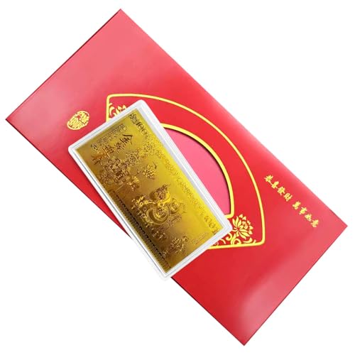 Chinesisches Jahr Gold Gedenknotizen – Jahr der Schlange, Snake Year Challenge Banknote Erinnerung Dekoration | Kommorative Decorative Lucky Banknote 2025 KeepSake Banknote für Frauen Männer Chinesisches Jahr Gold Gedenknotizen – Jahr der Schlange, Snake Year Challenge Banknote Erinnerung Dekoration | Kommorative Decorative Lucky Banknote 2025 KeepSake Banknote für Frauen Männer von Berriphonia
