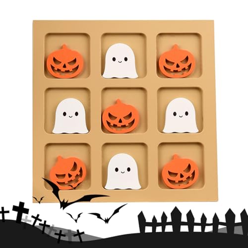 Halloween Brettspiel - Kleinkind Wood Xo Schach, Lustiges Denkensspiel | Anregende Reiseschach Für Kinder Erwachsene Auto Flugzeug Date Schule Nacht Home Dinner Party Tabletop Halloween Aktivit Halloween Brettspiel - Kleinkind Wood Xo Schach, Lustiges Denkensspiel | Anregende Reiseschach Für Kinder Erwachsene Auto Flugzeug Date Schule Nacht Home Dinner Party Tabletop Halloween Aktivit von Berriphonia