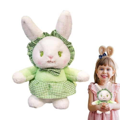 Kleine Osterhasen Puppe - Kaninchen Plüschtier, weiches und niedliches Osterhasen Plüschtier | Plüschtier Hase, niedliches Tier Puppenspielzeug für Wohnzimmer, Schlafzimmer von Berriphonia