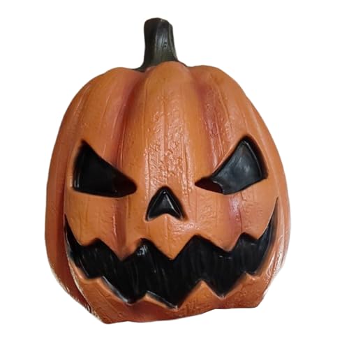 Kürbiskopfabdeckung | Scary Halloween Kostüme Kürbiskopfabdeckung | Gruselige Cosplay -Maske -Kopfbedeckung Für Erwachsene Kinder Teenager Teenager, Haunted House Carnival Party Outfit, Gruseliger Kop von Berriphonia