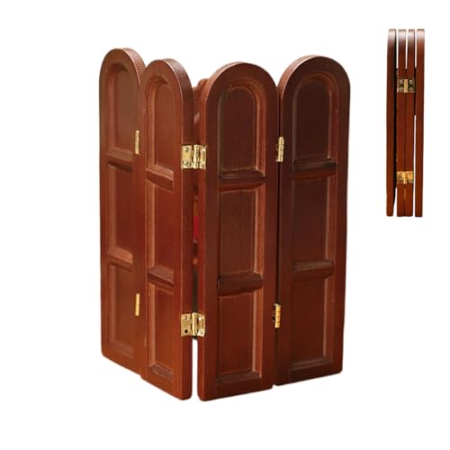 Miniatur-Puppenhaus-Bildschirm, Puppenhaus-Fliegengittertür, Dekoration aus Holz | Puppenhausmöbel, 1:12, Miniatur-Bildschirmmodell, Bürodekoration Miniatur-Puppenhaus-Bildschirm, Puppenhaus-Fliegengittertür, Dekoration aus Holz | Puppenhausmöbel, 1:12, Miniatur-Bildschirmmodell, Bürodekoration von Berriphonia
