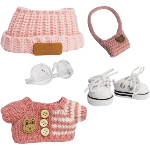 Puppenkleidung - Fashion Doll Outfits Set, handgefertigtes Kleidungsverkleidungszubehör | Display Toys for Kids Girls tun Playtime, kreative Kostümkollektion für Playhouse Decor Geschenkkollekt von Berriphonia