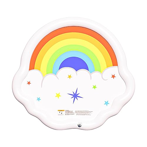 Sprinkler -Spielmatte für Kinder - PVC Water Splash Pad Outdoor -Spielzeug, faltende Wassermatte | Interaktiver Hinterhof -Sprinklerspielzeug für Rasencampingplätze Schwimmbäder Yard Sommer Spaß Kinde Sprinkler -Spielmatte für Kinder - PVC Water Splash Pad Outdoor -Spielzeug, faltende Wassermatte | Interaktiver Hinterhof -Sprinklerspielzeug für Rasencampingplätze Schwimmbäder Yard Sommer Spaß Kinde von Berriphonia