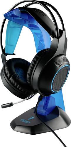 Berserker Gaming FRODI Gaming Over Ear Headset kabelgebunden Stereo Schwarz, Blau von Berserker Gaming