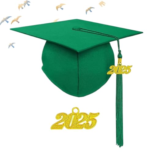 Besreey Abschlusskappen 2025, Grad Caps - Bequeme verstellbare, atmungsaktive Junggesellenkappen mit Jahrplatte | Kleideraccessoire -Foto -Requisiten, Abitur -Souvenirs für Schulversammlungen, Cosplay Besreey Abschlusskappen 2025, Grad Caps - Bequeme verstellbare, atmungsaktive Junggesellenkappen mit Jahrplatte | Kleideraccessoire -Foto -Requisiten, Abitur -Souvenirs für Schulversammlungen, Cosplay von Besreey