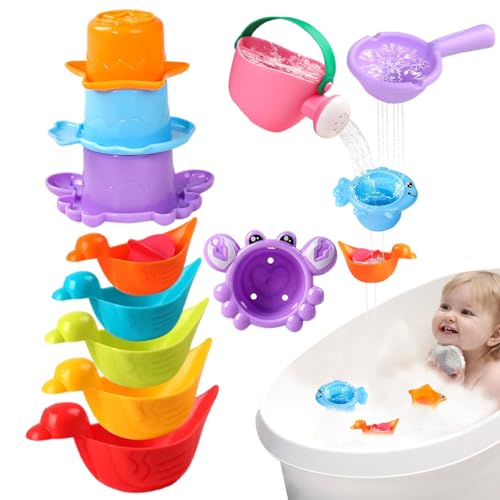 Besreey Bad Spielzeug - Kinder Pool Spielzeug 10 Teile - Kreative Schwimm-Sinnesanregungen Lernspiele Für Wasser-Spielspaß Besreey Bad Spielzeug - Kinder Pool Spielzeug 10 Teile - Kreative Schwimm-Sinnesanregungen Lernspiele Für Wasser-Spielspaß von Besreey