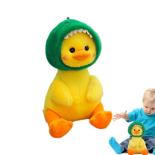 Besreey Entengestopftier, Entenplüsch - 9,84 Zoll gefüllte Puppe Ente mit Hüten | Baby Schlafkumpel, Sofa -Kissen, Dekorationsmaterial, Tierheimdekor für themenbezogene Partys von Besreey