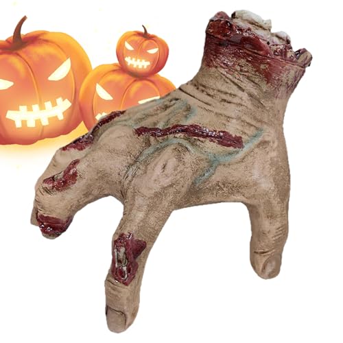 Besreey Halloween Abgetrennte Hand Deko-Artikel,Halloween Dekoration Zerbrochene Hand | Realistische Horror-Streich Accessoires Als Gruselelemente Für Gruselpartys & Escape Rooms Besreey Halloween Abgetrennte Hand Deko-Artikel,Halloween Dekoration Zerbrochene Hand | Realistische Horror-Streich Accessoires Als Gruselelemente Für Gruselpartys & Escape Rooms von Besreey