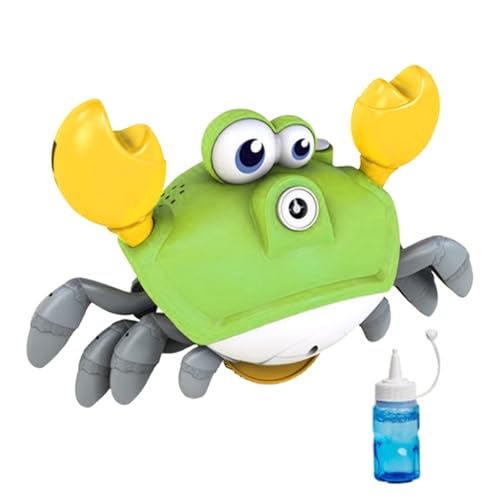 Besreey Kinder Seifenblasenmaschine, Automatische Krabben-Bläser Mit Bewegungsfunktion, Leichter Automatischer Bläser mit LED-Beleuchtung für Partyspaß Besreey Kinder Seifenblasenmaschine, Automatische Krabben-Bläser Mit Bewegungsfunktion, Leichter Automatischer Bläser mit LED-Beleuchtung für Partyspaß von Besreey