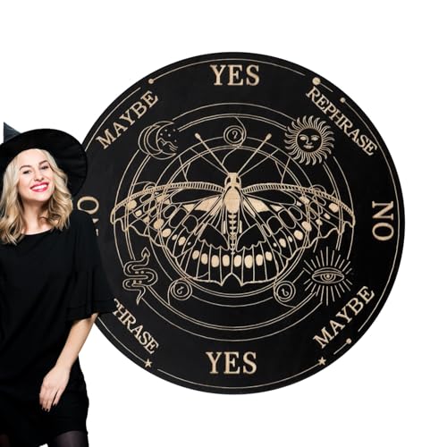 Besreey Pendelbrett Für Wahrsagerei | Holz Wahrsageplättchen Nachrichtenbrett Mit Buchstaben,Ouija Brettspiel Wahrsagung Für Anfänger & Freunde Besreey Pendelbrett Für Wahrsagerei | Holz Wahrsageplättchen Nachrichtenbrett Mit Buchstaben,Ouija Brettspiel Wahrsagung Für Anfänger & Freunde von Besreey