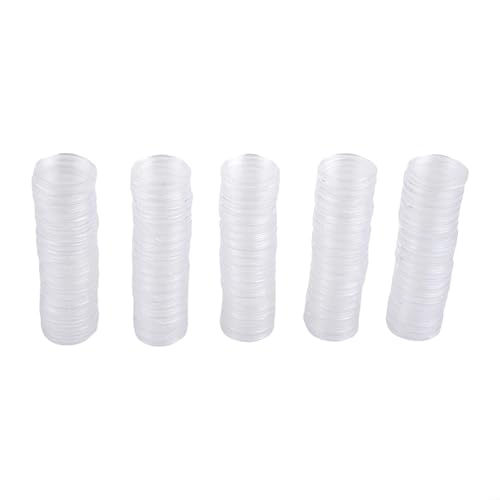Set mit 100 transparenten Münzhüllen, ideale Aufbewahrungslösung für 25-mm-Münzen und Spielsteine Set mit 100 transparenten Münzhüllen, ideale Aufbewahrungslösung für 25-mm-Münzen und Spielsteine von Besshepplo