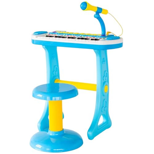 Electronic Organ Piano Keyboard Microphone Stool Sounds and Lights von Best For Home