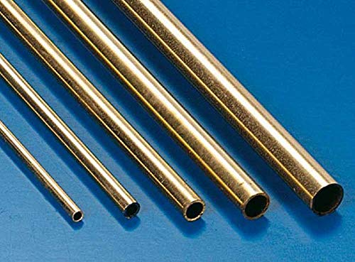 Best Price Square Messingrohr 4 x 3,1 mm, Gold, 1 m von Best Price Square