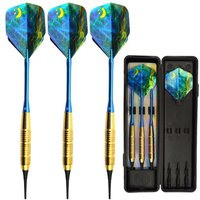 BEST Sporting Dartpfeile Typhoon Softdart Nylonsicherheitsspitze blau/gold 3 Stück BEST Sporting Dartpfeile Typhoon Softdart Nylonsicherheitsspitze blau/gold 3 Stück von Best Sport & Freizeit