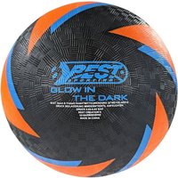 Barfußball Glow in the Dark orange/blau Größe 5 von Best Sport & Freizeit